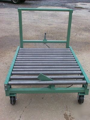 Heavy duty industrial shop work plant conveyor cart