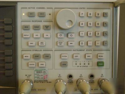 Hp network analyzer 8753C with s-parameter 85046A 