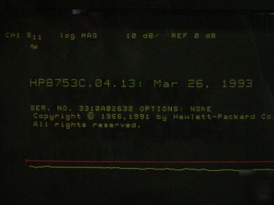 Hp network analyzer 8753C with s-parameter 85046A 