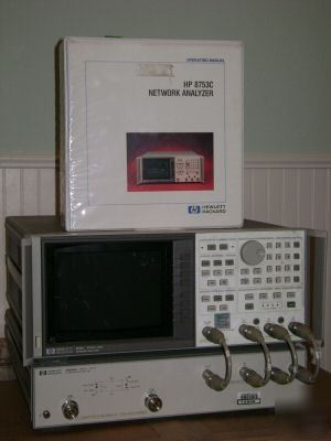 Hp network analyzer 8753C with s-parameter 85046A 
