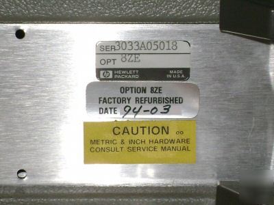 Hp network analyzer 8753C with s-parameter 85046A 