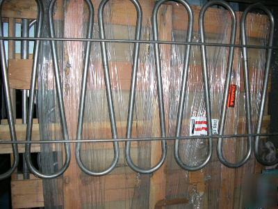 New titanium serpentine heat/cool coils, 4'X6', 