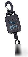 Retractable industrial mic keeper by gear keeper w/hook