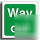 Way out sign-adh.vinyl-150X150MM(sa-007-ac)