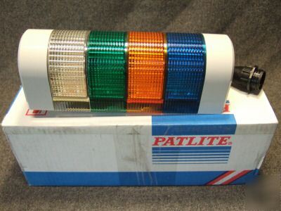 Patlite wme-afb continuous or flashing light with alarm