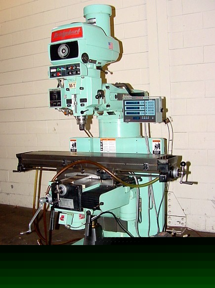 1997 bridgeport 4 hp series ii vertical mill w/3 ax dro