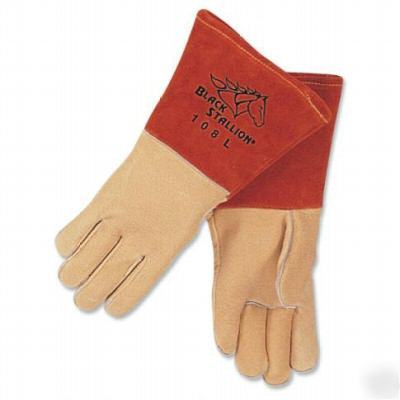 Black stallion welding gloves size medium