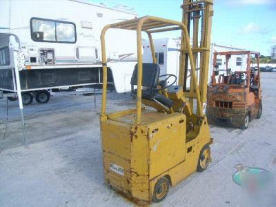 1987 tokyo electric forklift yellow 