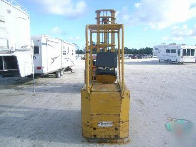 1987 tokyo electric forklift yellow 
