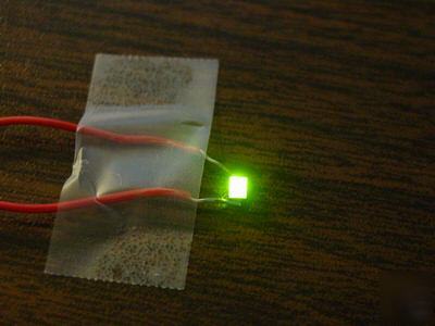 Citizen electronic 0805 smd led cl-170-yg x 25PCS