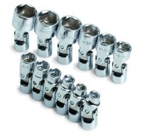 12PC 1/4IN. dr. metric flex 6 pt socket set-s k tools