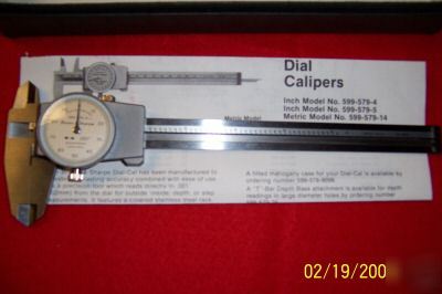 Dial caliper by brown & sharp 6â€ used