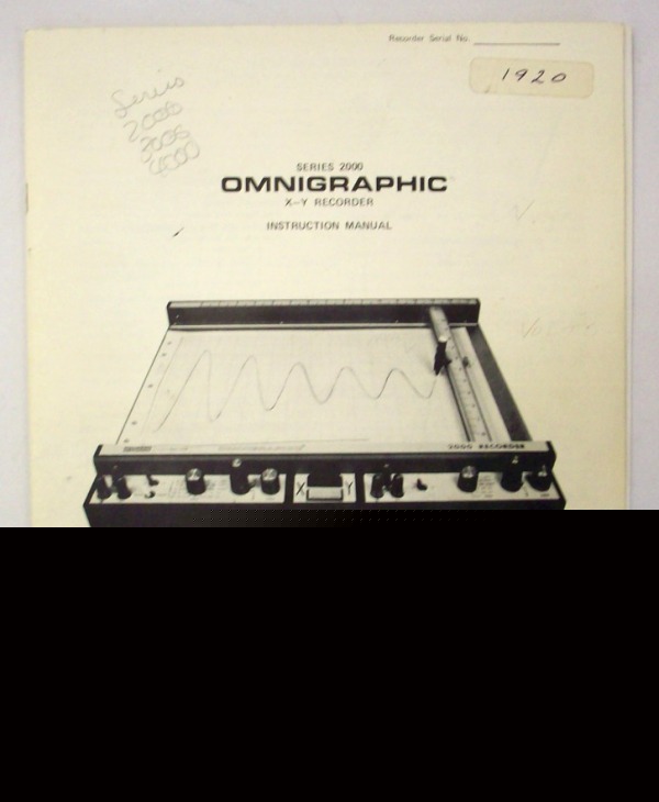 Houston instrument omnigraphic series 2000 manual