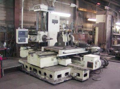 Lucas 441-b cnc horizontal machining center mill cat 50