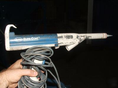 Manual powder coating gun w/ control unit &fluidize bed
