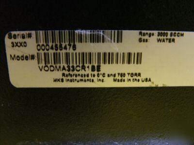 Mks instruments vapor on demand module VODMA33CR1BE