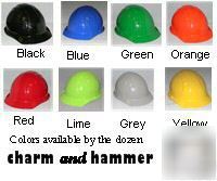 New 12 hard hats green hardhat ratchet case lot safety