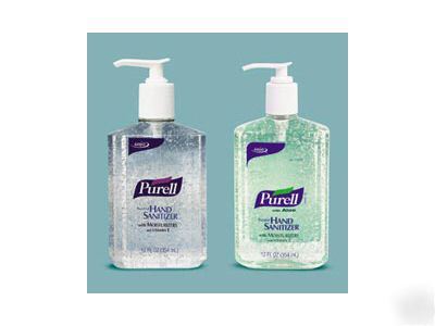 Purell hand sanitizer pump bottle 12X12OZ aloe goj 9639