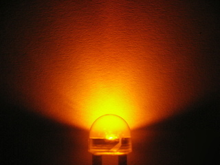 10PCS x 10MM high power yellow led 6 lumens @150MA 0.5W