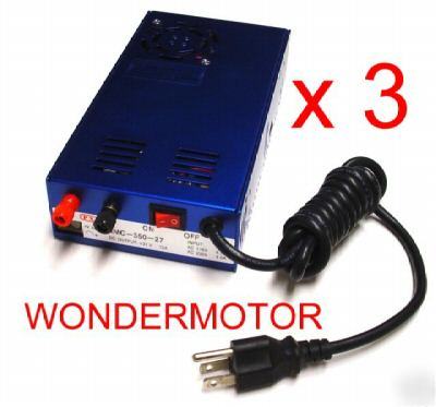 12V power supply 13.5V 26A adjustable +/- 5% qty of 3