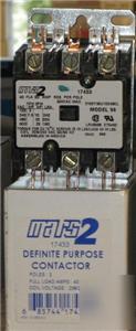 Contactor 3 pole 40 amp 24 volt coil hvac r