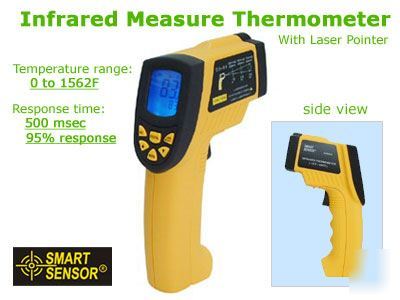 Digital infrared laser thermometer meter hand held