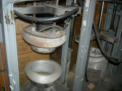 Dual hat blocking machine straw felt bodies - milinery 