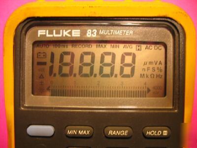Fluke 83 85 repair kit faded lcd display digits 