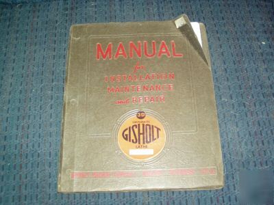 Gisholt simplimatic chucking lathe manual