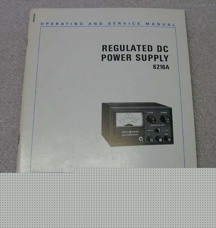 Hp 6216A regulated dc power supply manual []