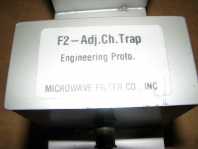 Microwave filter co adjacent chan trap ch F2 mmds itfs