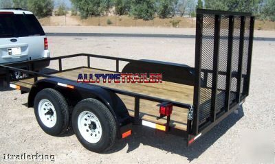 New 2008 utility cargo landscape motorcycle atv trailer