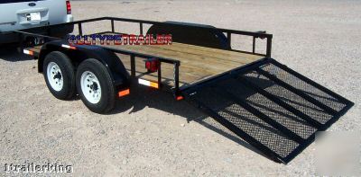 New 2008 utility cargo landscape motorcycle atv trailer