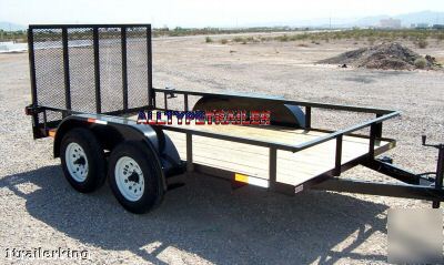 New 2008 utility cargo landscape motorcycle atv trailer