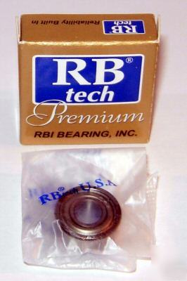 R4ZZ premium grade ball bearings, 1/4