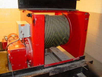 Thern 4WS20M26 heavy duty worm/spurgear electric winch