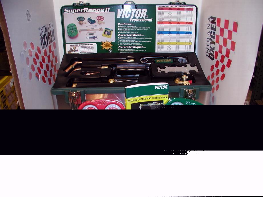 Victor superrange ii welding & cutting outfit 0384-0822