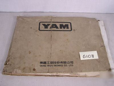 Yam cnc 3A vertical machining center parts list manual