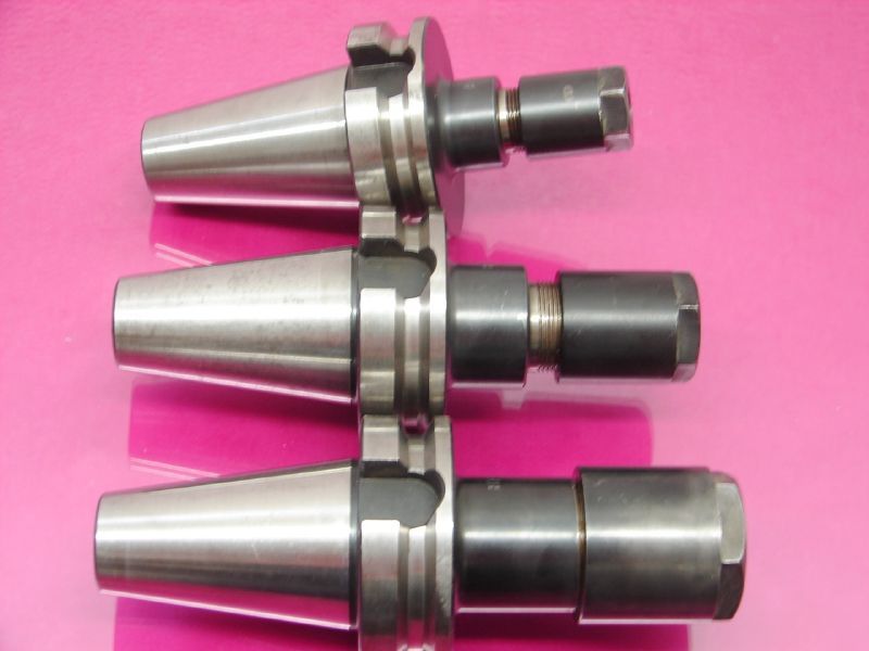 (4) nikken bt flange collet chuck - taper 45 (lot 2045)