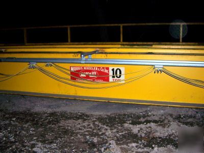 10 ton morris wheeler cranes w/tvl hoist & cat walk