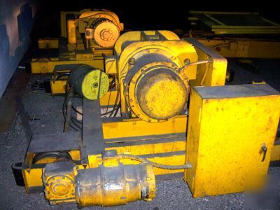 10 ton morris wheeler cranes w/tvl hoist & cat walk