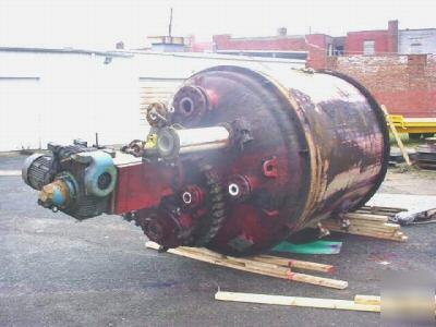 1000 gallon dedietrich sa series glass lined reactor