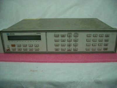 Agilent hp 3488A switch/control unit & more