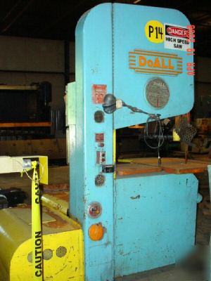 Do-all zephyr high speed vertical saw 