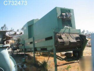Dryer, belt, 4' x 26', incline, gas, 2 hp