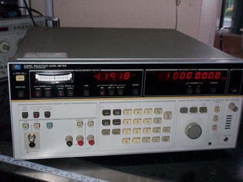 Hp 3586C rf microwave selective level meter w/ opt 004
