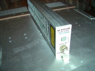 Hp 81554SM 1625/1550NM fp dual laser source w/ opt 500
