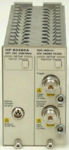 Hp agilent 83485A 20 ghz/20 ghz opt 34 2488 mb/s filter