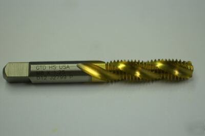 New M8 x 1.25 D12 tap bottoming tin greenfield 3 flute 
