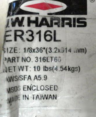 New welding wire ss alloy ER316L 1/8
